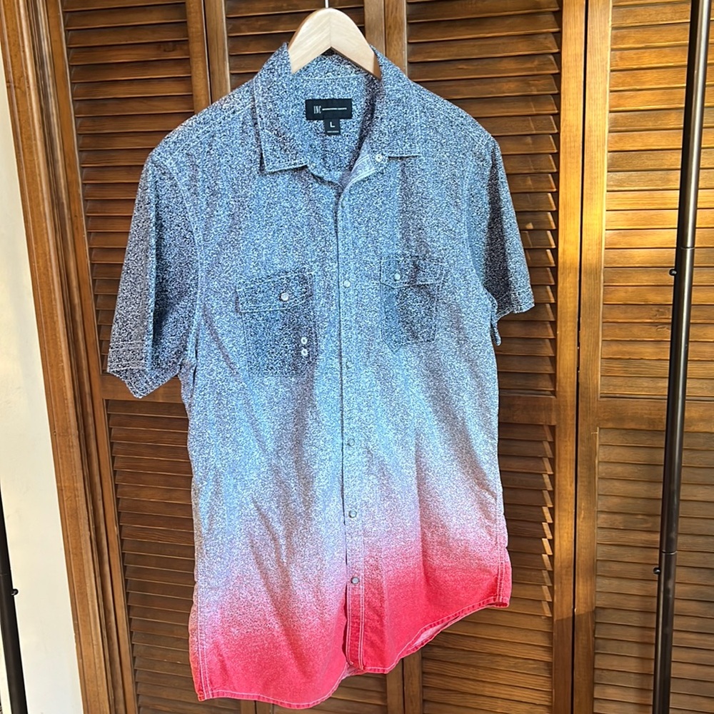 Men’s Large INC Cotton Button Down